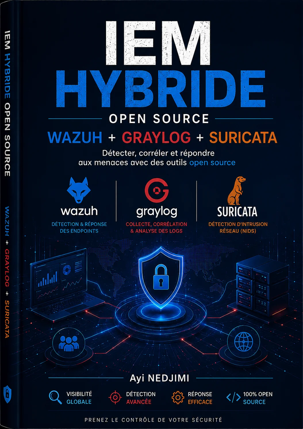 SIEM Hybride Open Source : Wazuh + Graylog + Suricata